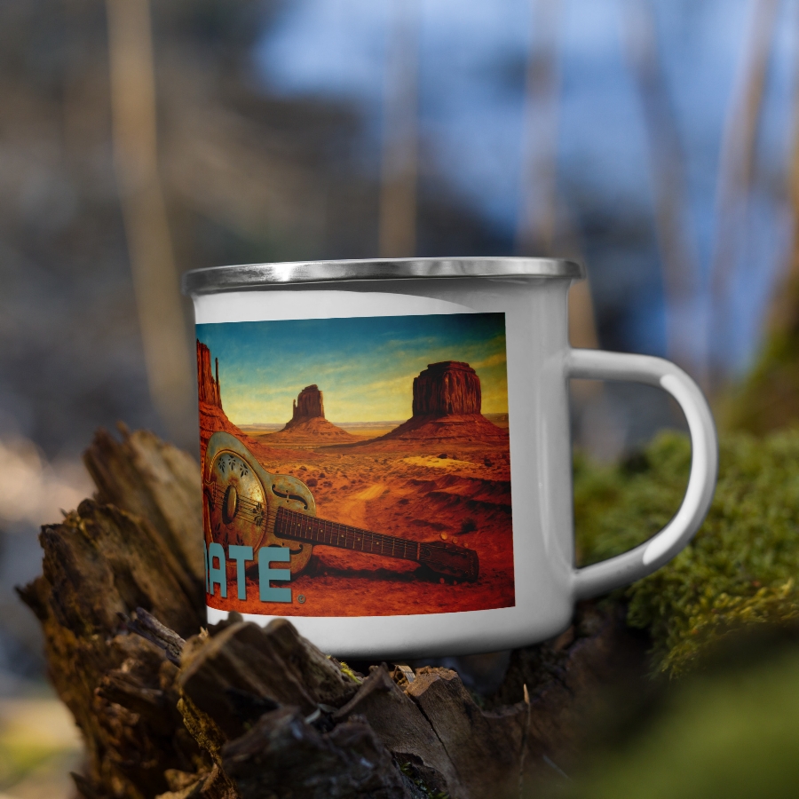 Resonate Monument Valley Enamel Mug
