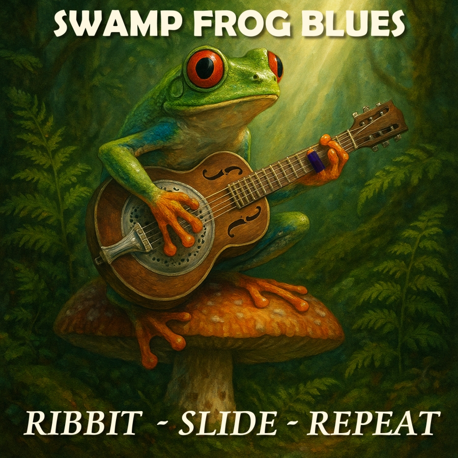 Swamp Frog Blues Mug